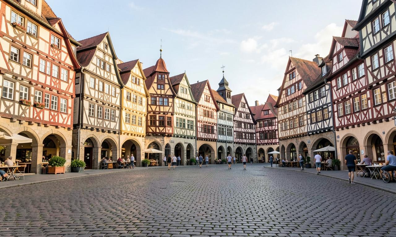 Historische Fachwerkhäuser am Marktplatz von Goslar